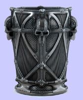 Cyborg Skull Utility Holder