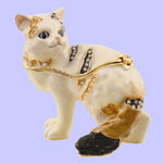 Scottish Fold Jeweled Box