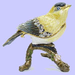 Canary Jeweled Box