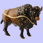 Bison Jeweled Box