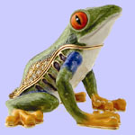 Frog Jeweled Box
