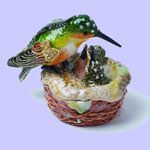 Hummingbird Jeweled Box