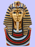 Ceramic King Tutankkamen Money Bank Bust