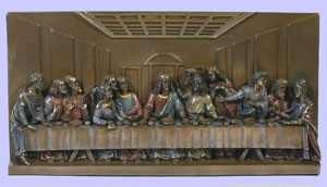 Last Supper Wall Plaque
