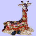 Giraffe Jeweled Box