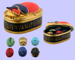 Scarab Box With Scarabs