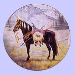 War Ponies of The Plain  -    Blackfoot War Pony - Gregory Perillo