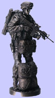 Paratrooper Soldier Statue