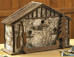 Multi-functional Wood Bird House