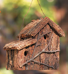 Bird House with Lean-to