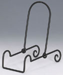 Plate & Bowl Stands:  Adjustible Wrought Iron Easels