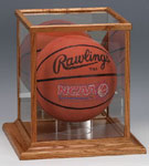 Wood & Glass Basketball Display Cases