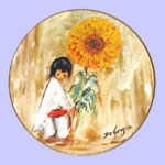 Sunflower Boy - Ted Degrazia