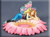 Prosperity Fairy Jewelry Tray Debbie Kaspari - Wings of Enchantment - Fairy Figurines  - Faerie, fairie, faery, fay, fae, fey