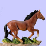 Chestnut Mare Horse Figurine