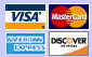 mastercard, visa, american express & discover