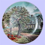 Autumn Currier & Ives Four Seasons Plates