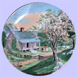 Spring Currier & Ives Four Seasons Plates