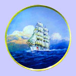 America's Greatest Sailing Ships  Plate - Tom Freeman