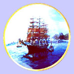 America's Greatest Sailing Ships  Plate - Tom Freeman