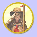 A Girl Scout  -  Norman Rockwell Plate