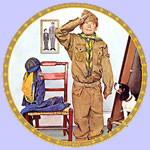 Can't Wait  -  Norman Rockwell Plate