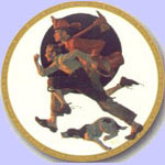 Fire  -  Norman Rockwell Plate