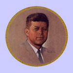 John F Kennedy  -  Norman Rockwell Plate