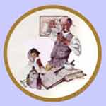   -  Norman Rockwell Plate -The Pharmacist