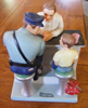 TThe Runaway - Policeman and Boy - Danbury Mint  Figurine By Norman Rockwell