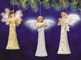 Heavenly Dreams Angel Ornament  by Sandra Kuck