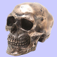 Small Bronze Skull