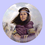 Sacajawea - Indian  Pricesses Series - Gregory Perillo Plate