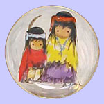 Degrazia Children Series Mini  Plates with Frame