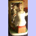 Girl At The Mirror - Day Dreaming - Norman Rockwell Figurine