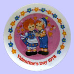 Raggedy Ann & Andy - Schmid - Valentine's Day 1978