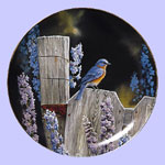 Back To Nature Blue Bird - Susan Bourdet