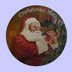 Santa's Golden Gift - Rockwell Christmas 1987