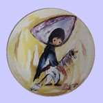 My First Horse - Ted DeGrazia - Children At Play