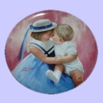Mother's Angels - Donald Zolan Mother's Day Plate