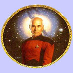 Captain Jean-Luc Picard  Plate - Keith Birdsong