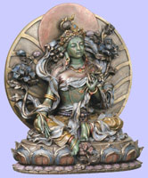 Green Tara Buddha Figurines & Statues