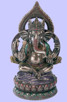 Seated Ganesha on Lotus