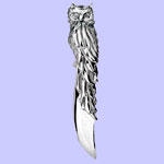 Owl Dagger Pendant Costume Jewelry