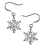 Snowflake Earrings Costume Jewelry