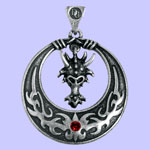 Mystic Dragon Pendant Costume Jewelry