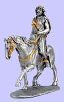 Muslim Warrior On Horse Statue