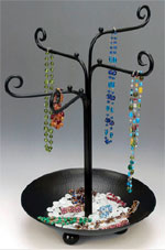 Jewelry Tree with Bowl Base