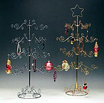 Brass / Silver 4 Tier Ornament Tree with Star