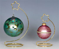 Star Topped Ornament Stands